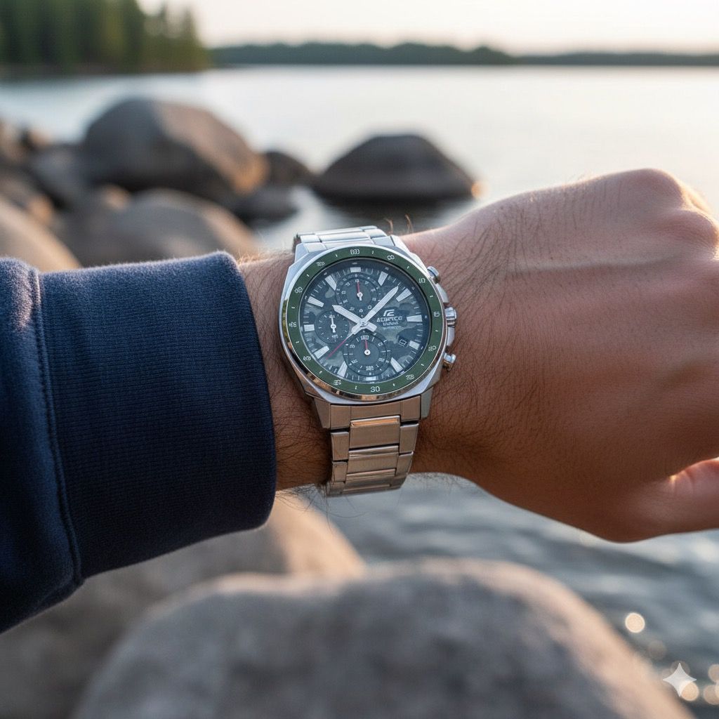 Casio Analog Blue Men's watch EFV-600D-3CVUDF