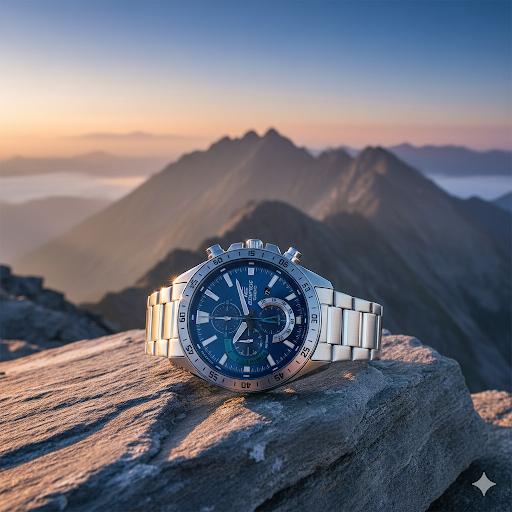 Casio Men's Chronograph Quartz Watch with Stainless Steel Strap EFV-620D-2AVUDF